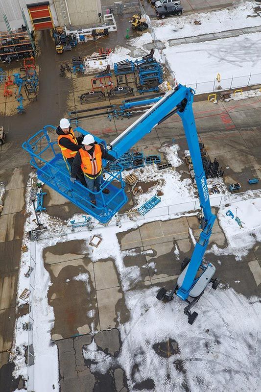 Genie ZX-135/70 articulating boom lift